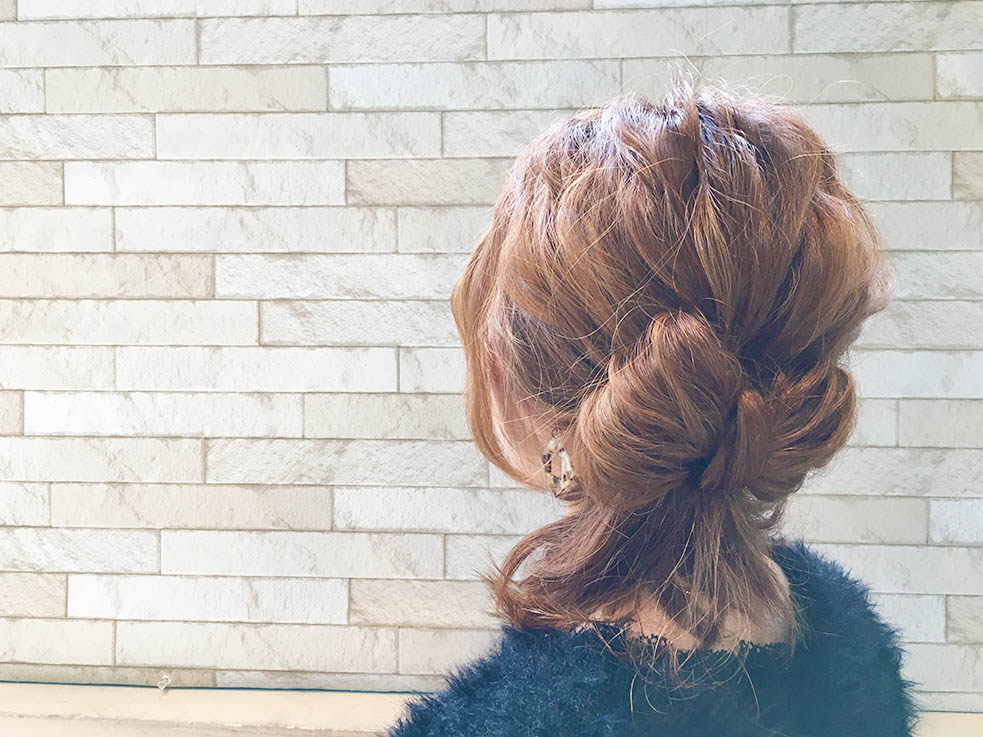 イベントに使える!自分の髪で作るリボンヘアアレンジ