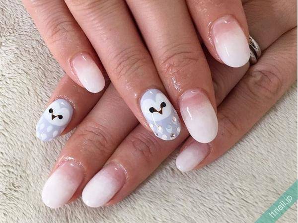 北欧柄ネイル がレトロで可愛い Bppテスト