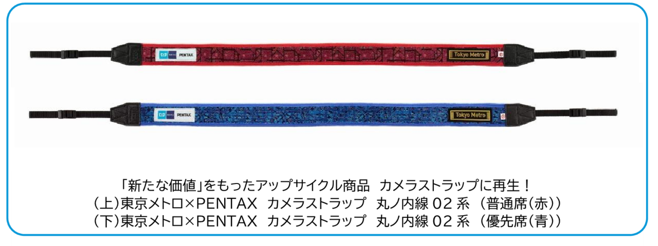 東京メトロのシートが、カメラストラップに生まれ変わる。時を超えて受け継がれる、記憶のリレー