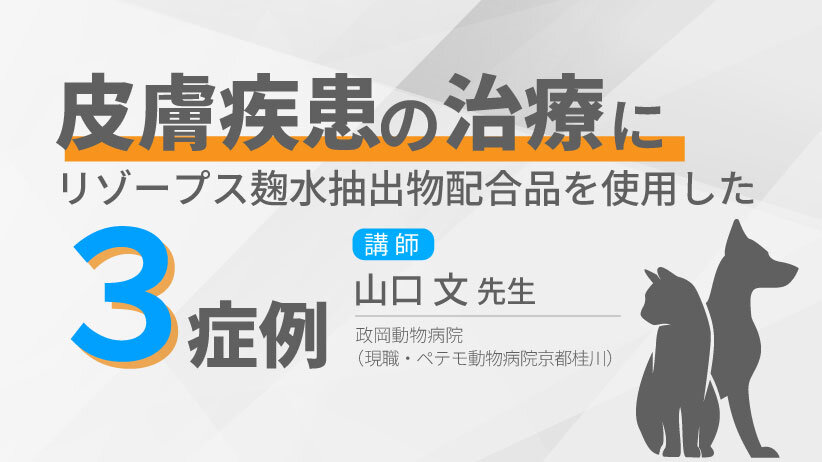 皮膚疾患の治療にリゾープス麹水抽出物配合品を使用した３症例