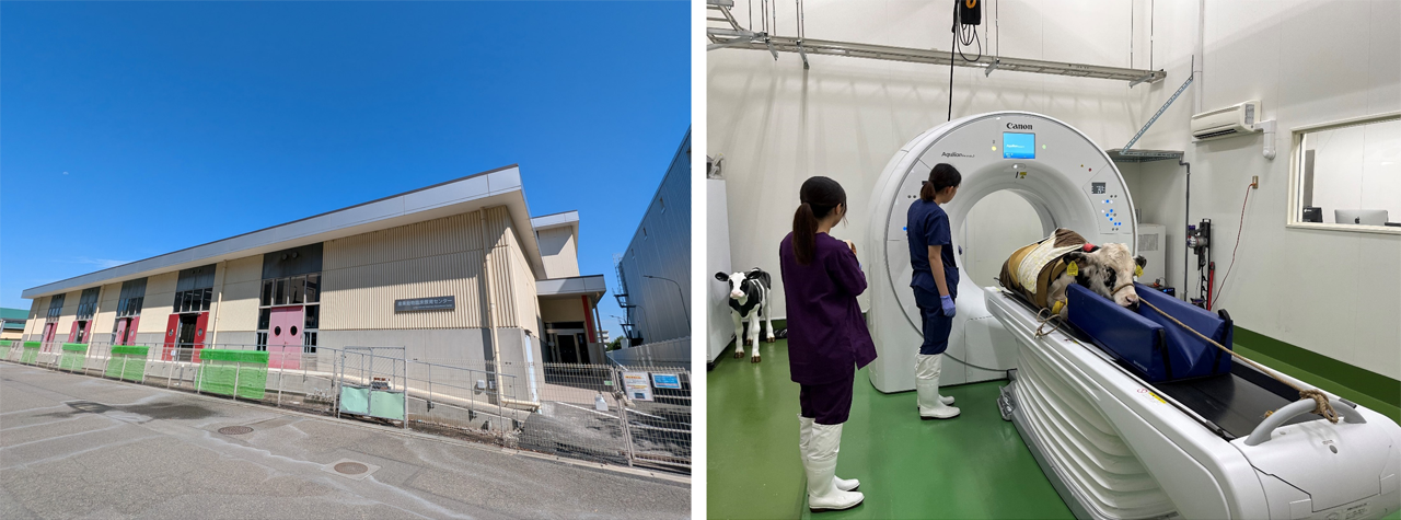 写真4：産業動物臨床教育センター（LAVEC）の外観（...