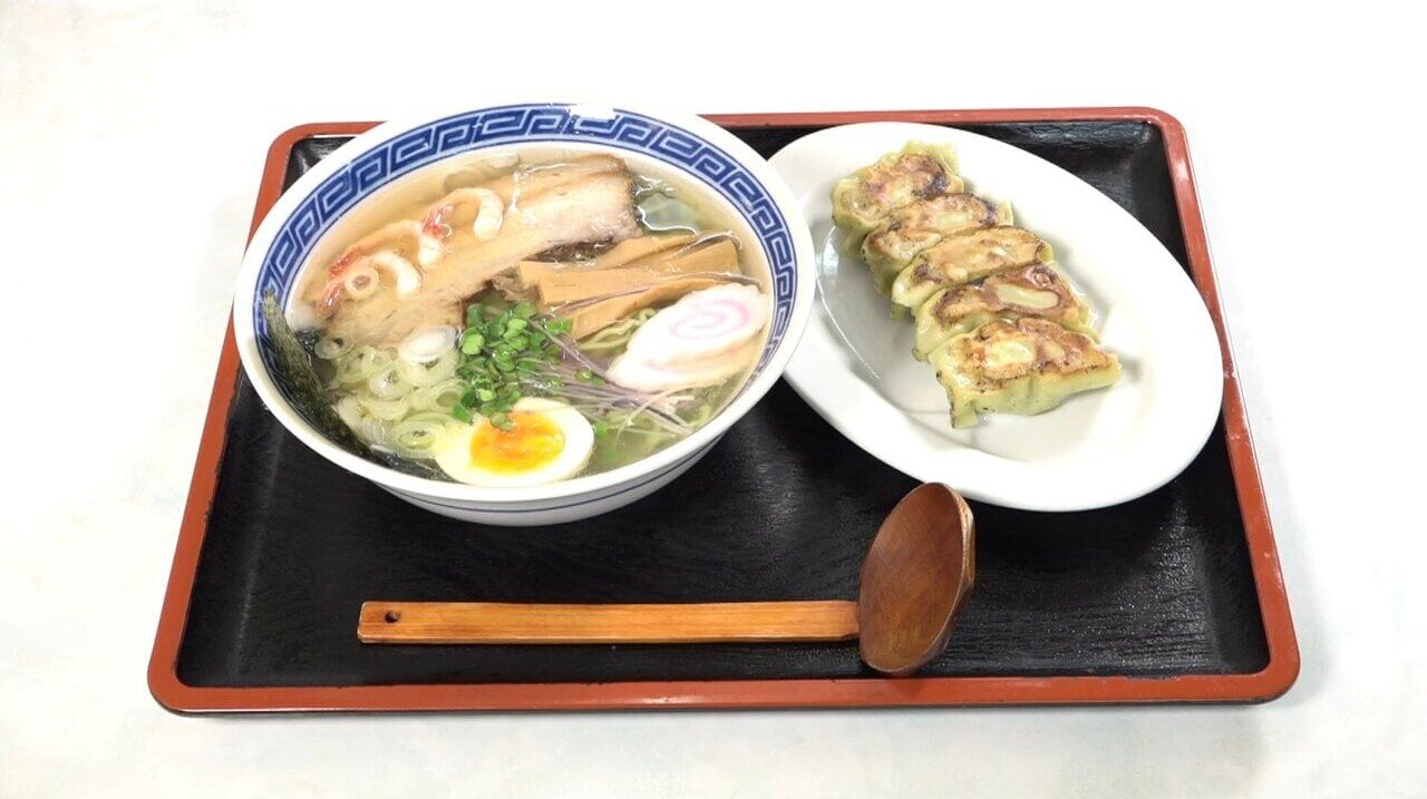 ひすいラーメン ひすい海老餃子セット