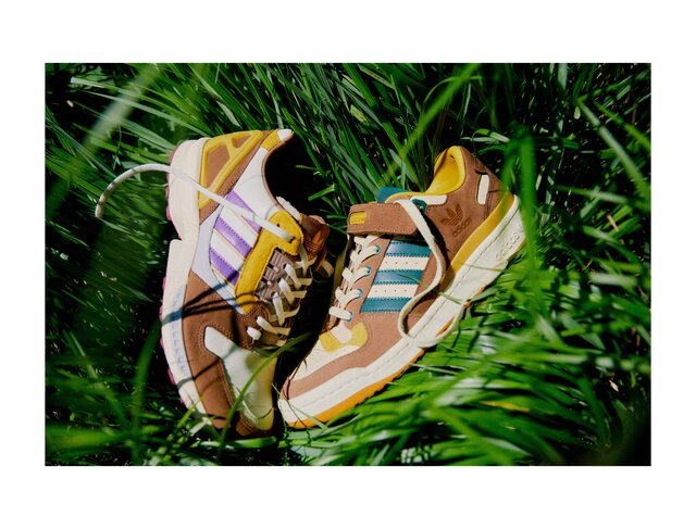 代々木公園をテーマに作られた一足。都会の自然から着想を得たatmos