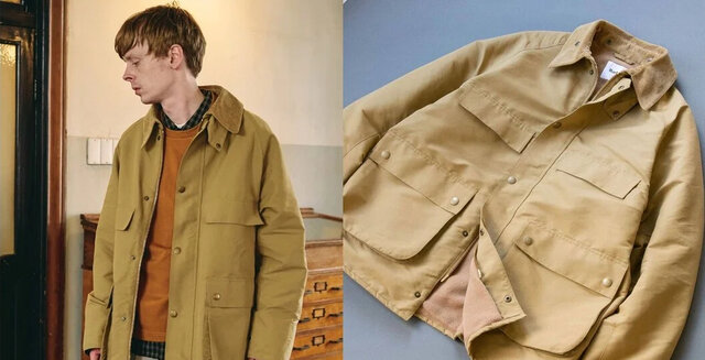 バブアー Barbour 別注 FLEECELINED BEDALE OG Barbour（バブアー）の「【別注】Barbour×DOORS FLEECELINED BEDALE OG