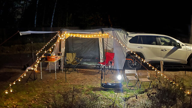 エアーテント、カーエアーテント エアーテント エアーテント 大型 2〜8人用 防水キャノピー付き