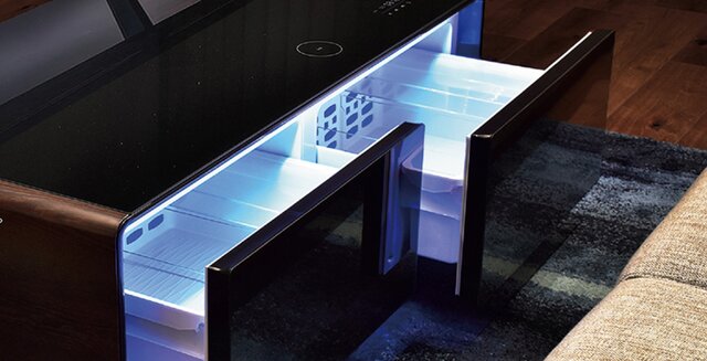 おうち時間が充実！冷蔵庫、スピーカー、充電機能が一体化した多機能