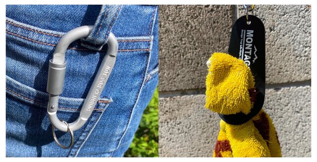 使用レビュー ダイソーのカラビナはこんな使い方も 夏の手ぶら歩きにどう Maduro Online マデュロオンライン