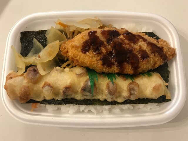 復活 博多明太のり弁当 ちくわ天が1 5倍 を食べてみた Maduro Online マデュロオンライン