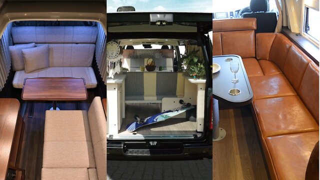 車中泊】ぜんぶハイエース！トヨタ純正、1000万円超え高級