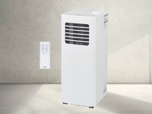 【 てるてる 】どこでも置くだけエアコン 移動式エアコン ポータブルクーラー ホワイト YEC-S22W【別送品