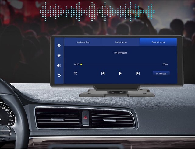 カー用品】車内に大型ディスプレイを後付け！音楽や映画、バックカメラ