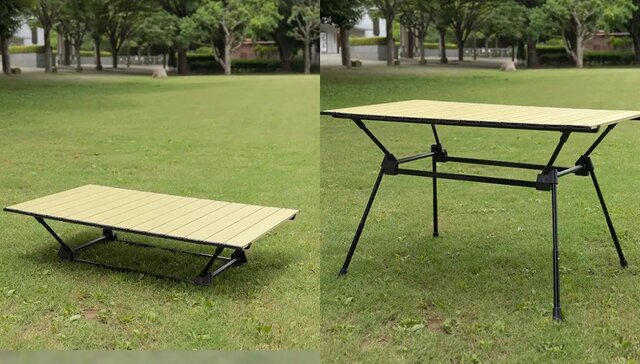 キャンプ】ローからハイチェアまで高さ調整！使い勝手抜群の軽量アルミ