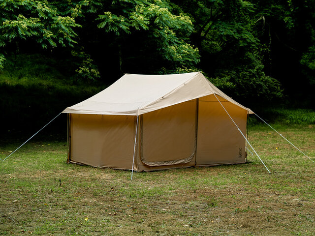 DOD】家みたいに寛げる！家型シルエットの2ルームテントなら年中快適