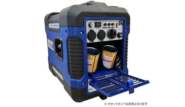 カセットボンベだけで高出力！寒冷地でも使えるハイパワー発電機は防災