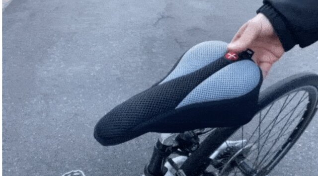 サイクリング】長距離走行でもお尻が痛くない！ふわっと浮くサドル