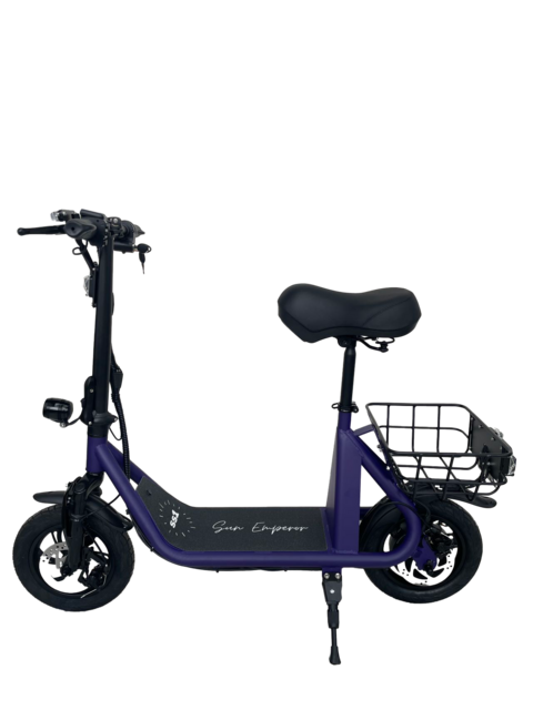 座れる電動バイク「SS1」をグレードアップ！高反発サドルなら長距離