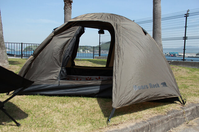 キャンプ】メッシュ網戸装備で夏でも快適！出入りしやすくなった最強