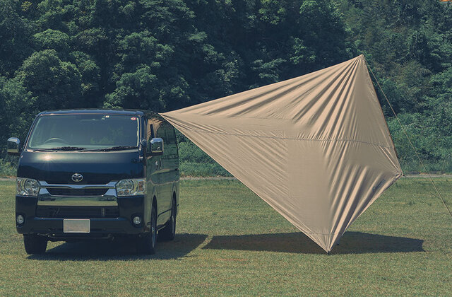暑さ対策】愛車と連結！大型ウイングタープ＆シェードで酷暑の夏