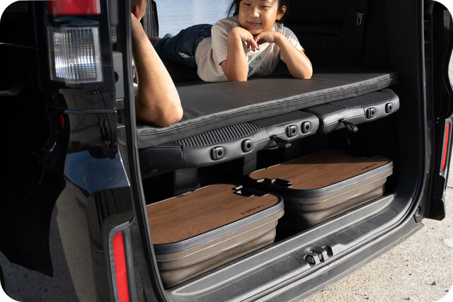 【セール中！】N-VAN用荷室テーブル　車中泊・車内カフェに最適！ N-VAN用荷室テーブル 車中泊・車内カフェに最適！ （2025年