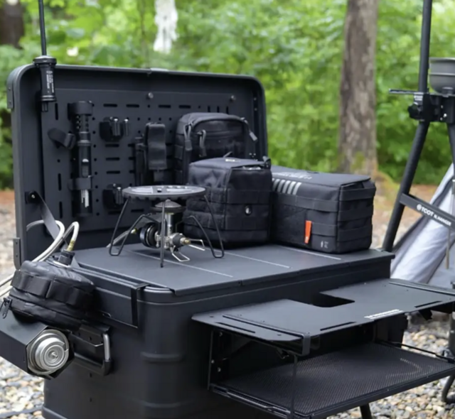 今の限定【新品】アルミコンテナカスタム用 サイドテーブル&下棚セット CAMP 247e72c3f5c1eb2566d7ea7bdcd2f4