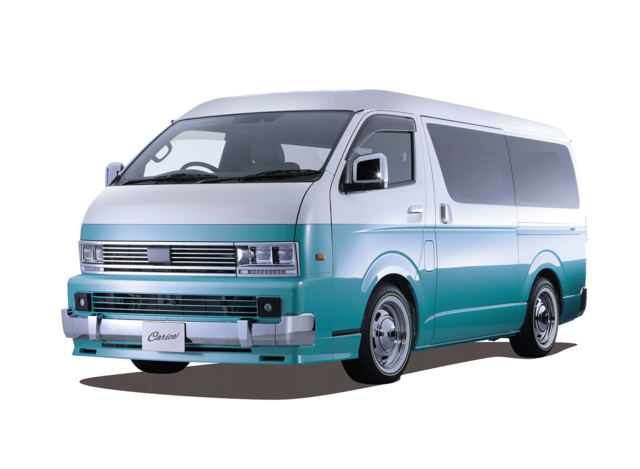 ハイエース ワイド」を西海岸風にカスタム！角型4灯の旧車っぽさも