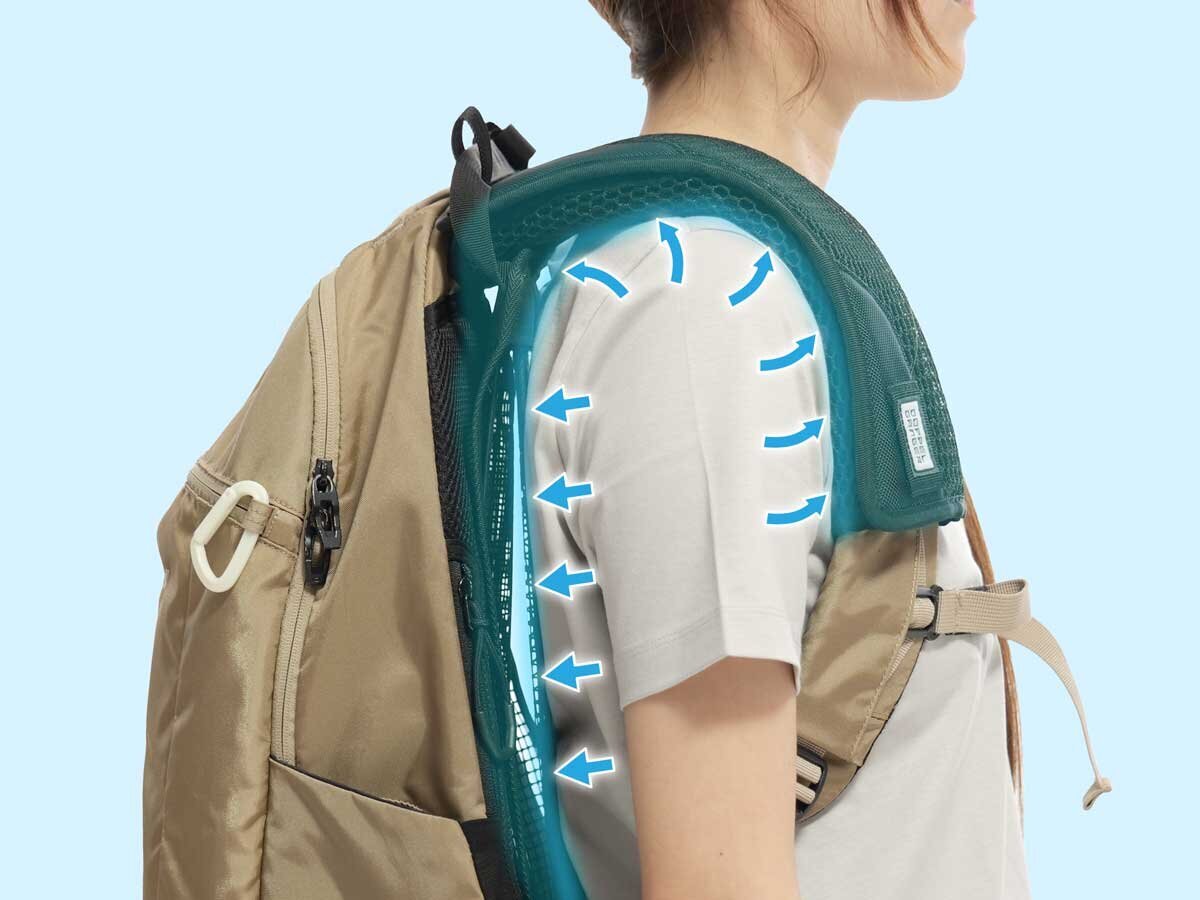 【Bike】3D mesh saves summer riders! Eliminates stuffiness & stickiness caused by backpacks