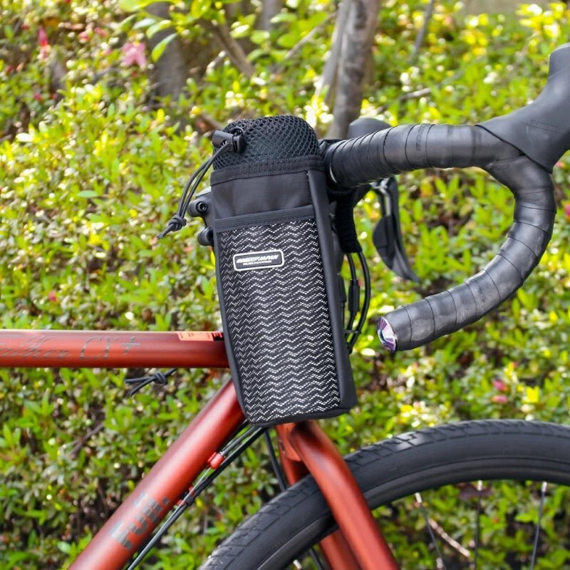 【Bicycle】Quick hydration with one hand! A stable stem & handle bag for large capacity bottles