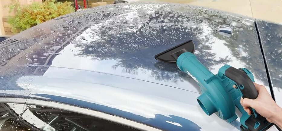 [Time-efficient Car Wash] Attach to Makita Blower! The wide nozzle makes the drying process much easier