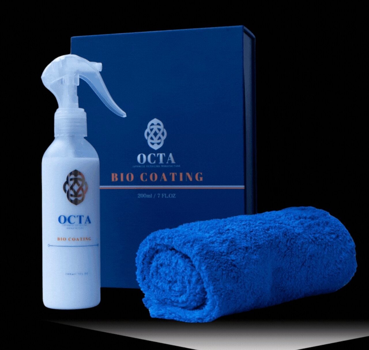 【Time-efficient car wash】 Spray immediately onto the wet body! Coating as an “extra” for shine x strong water repellency.