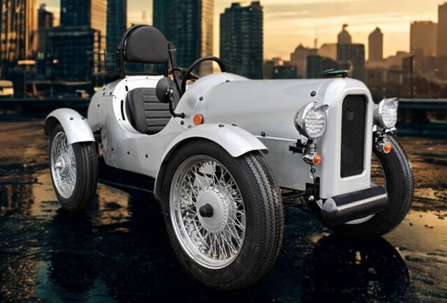 電気で動く】まさにレトロフューチャー！車検いらずの4輪電動ミニカー