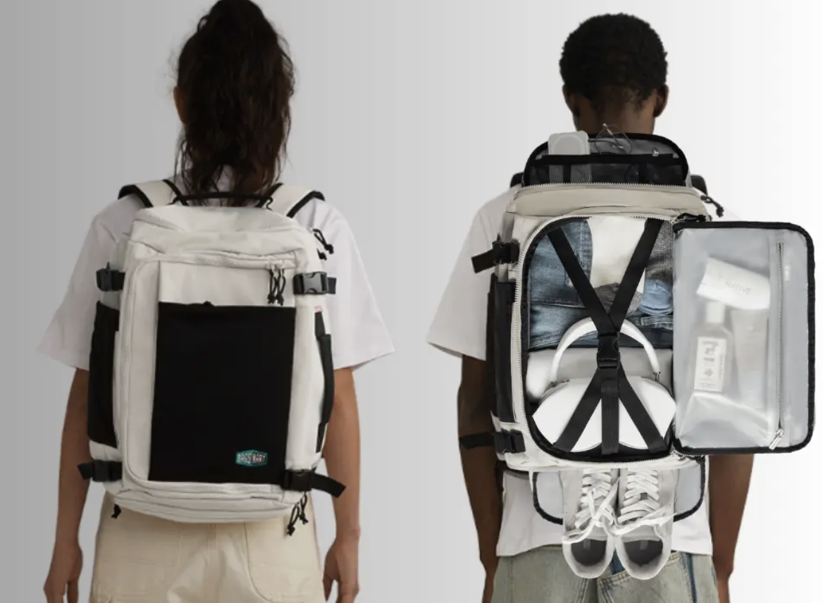 【Travel Goods】Opens to expand 10L capacity! With a suitcase you can carry, navigating through crowds becomes a breeze