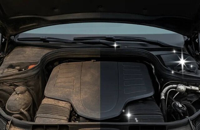 【Engine Room Cleaning】Just spray and wipe! Completely removes dirt without damaging the paint with a special formula
