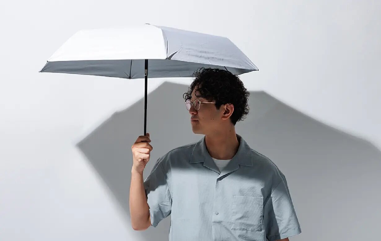 【Men's Umbrella】I wish I had used it sooner! The gray heat-resistant coating prevents heat buildup