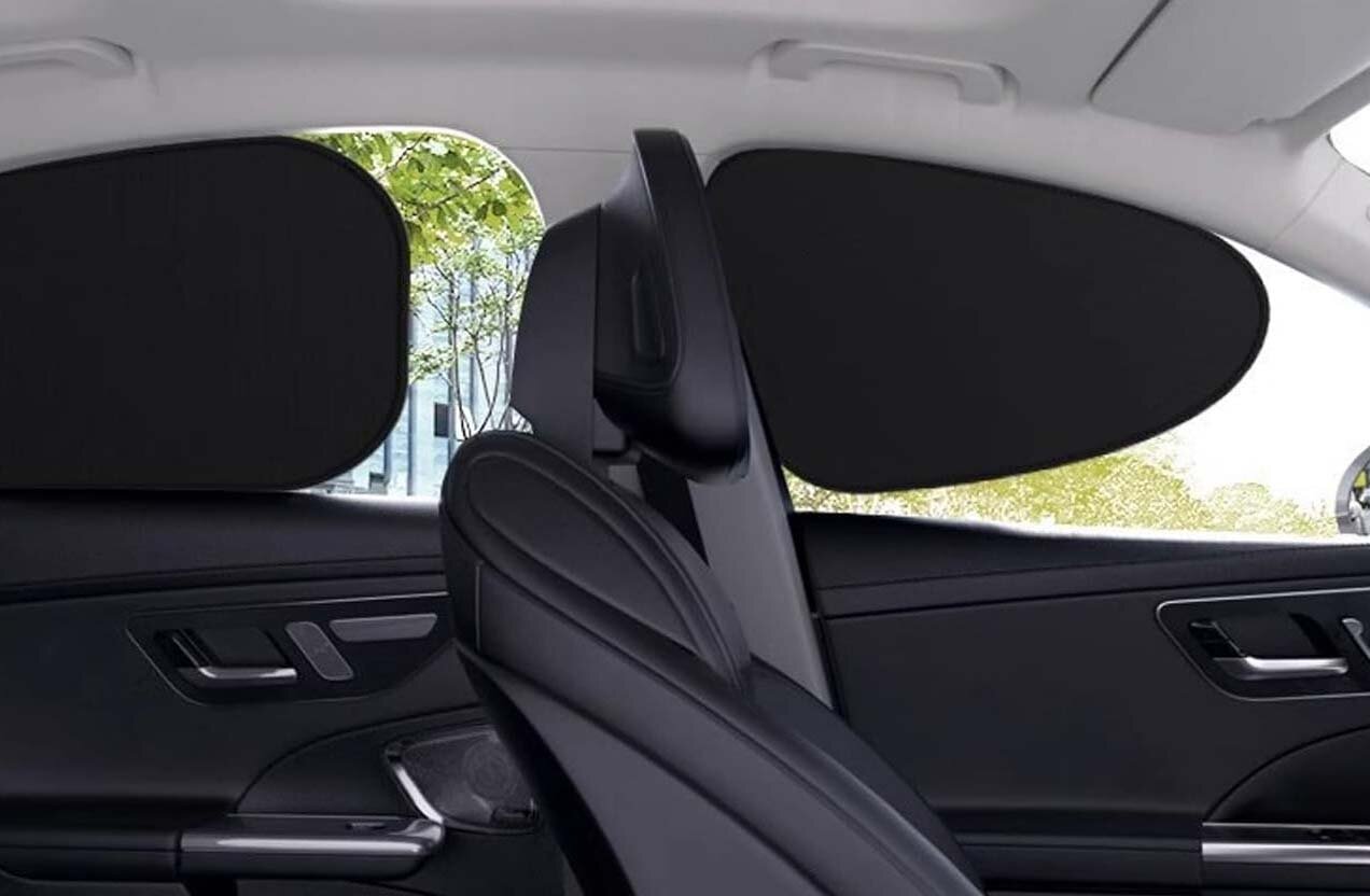 【車載サンシェード】え、静電気でくっつく!? 簡単装着なのにUVカット率99%超