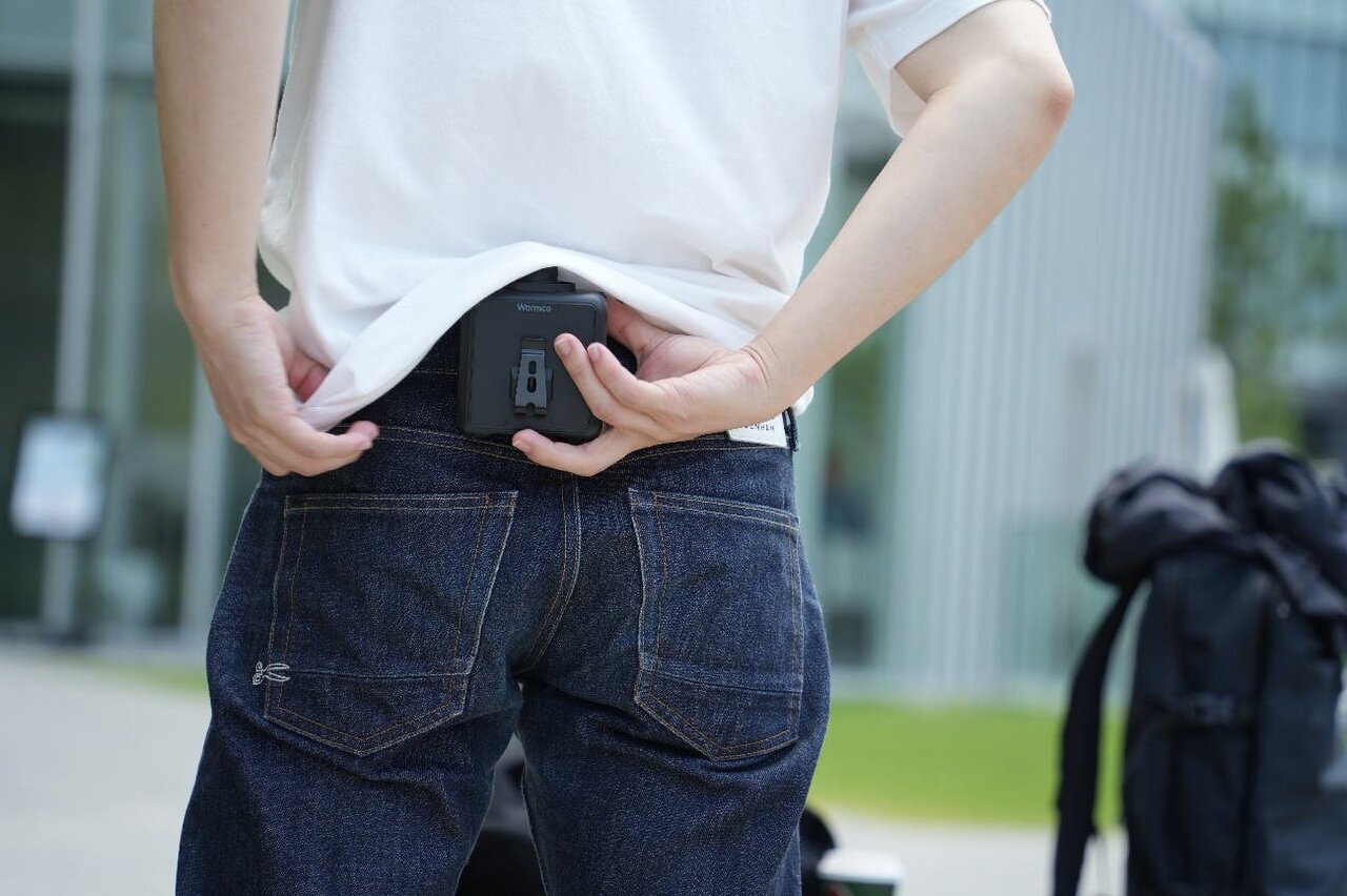 【Wearable Fan】Cool down from your waist and neck! Adjust the wind direction for full-body cooling