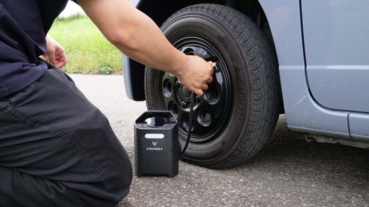 【Tire Maintenance】Summer drive amulet! A high-powered electric air pump that can fill up to two SUVs