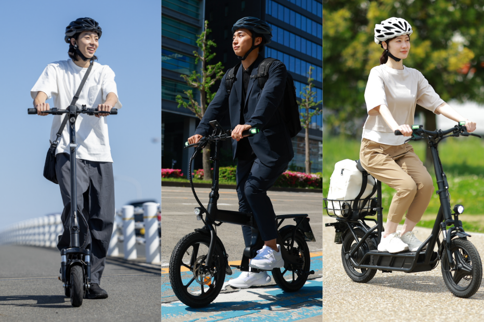 【特定小型原付】5万円台からデビュー！キックスケーター、自転車、スクーターどれにしよう