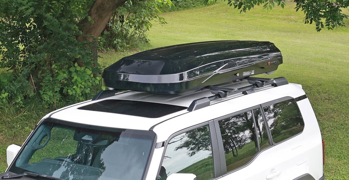 【Roof Box】Peace of mind with a security lock! Perfect fit for full-size SUVs