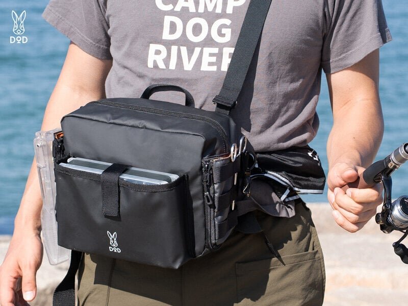 【Fishing】Targeting the opportunities during fishing! A skillful bag that allows you to retrieve your lure case without looking!
