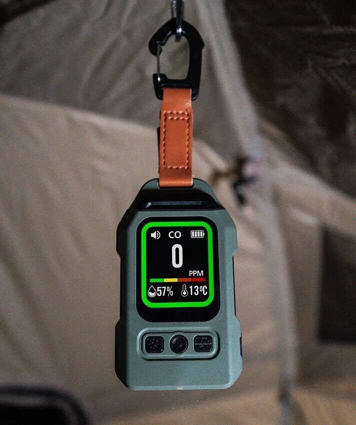 Isn't the air inside the car or tent bad? Avoid invisible dangers with a multi carbon monoxide checker