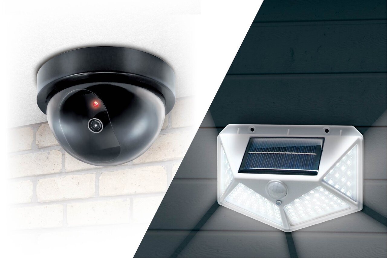 【Garage Security】 Just stick and place! Fake cameras and alarms can be gathered for under 5000 yen