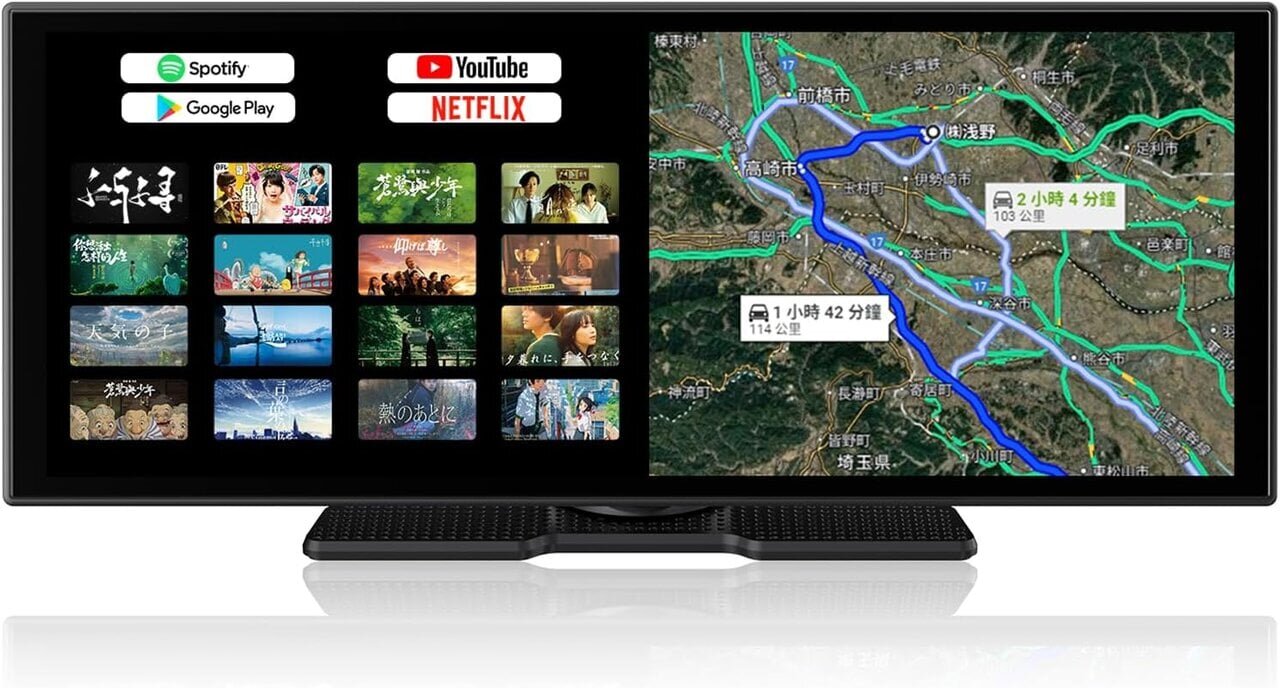 【Just stick it to the dashboard】Great for saving smartphone data! Smartening up with a car display.