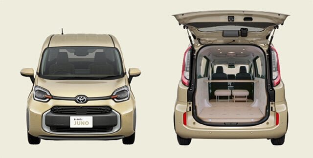 [Car camping] Create your own space! A complete car based on Sienta built with furniture modules.