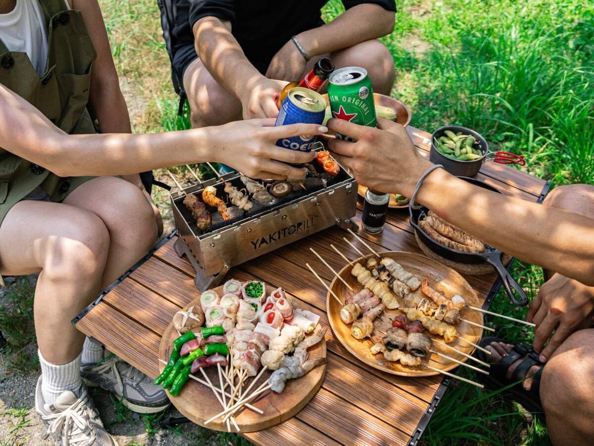 【Home Izakaya】Graduating from the amateur "charred" experience! Enjoy the feeling of dining out with a thoughtfully designed yakitori grill
