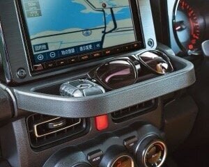 Add to the Jimny Nomad! Gather small items in a center tray that looks like the original