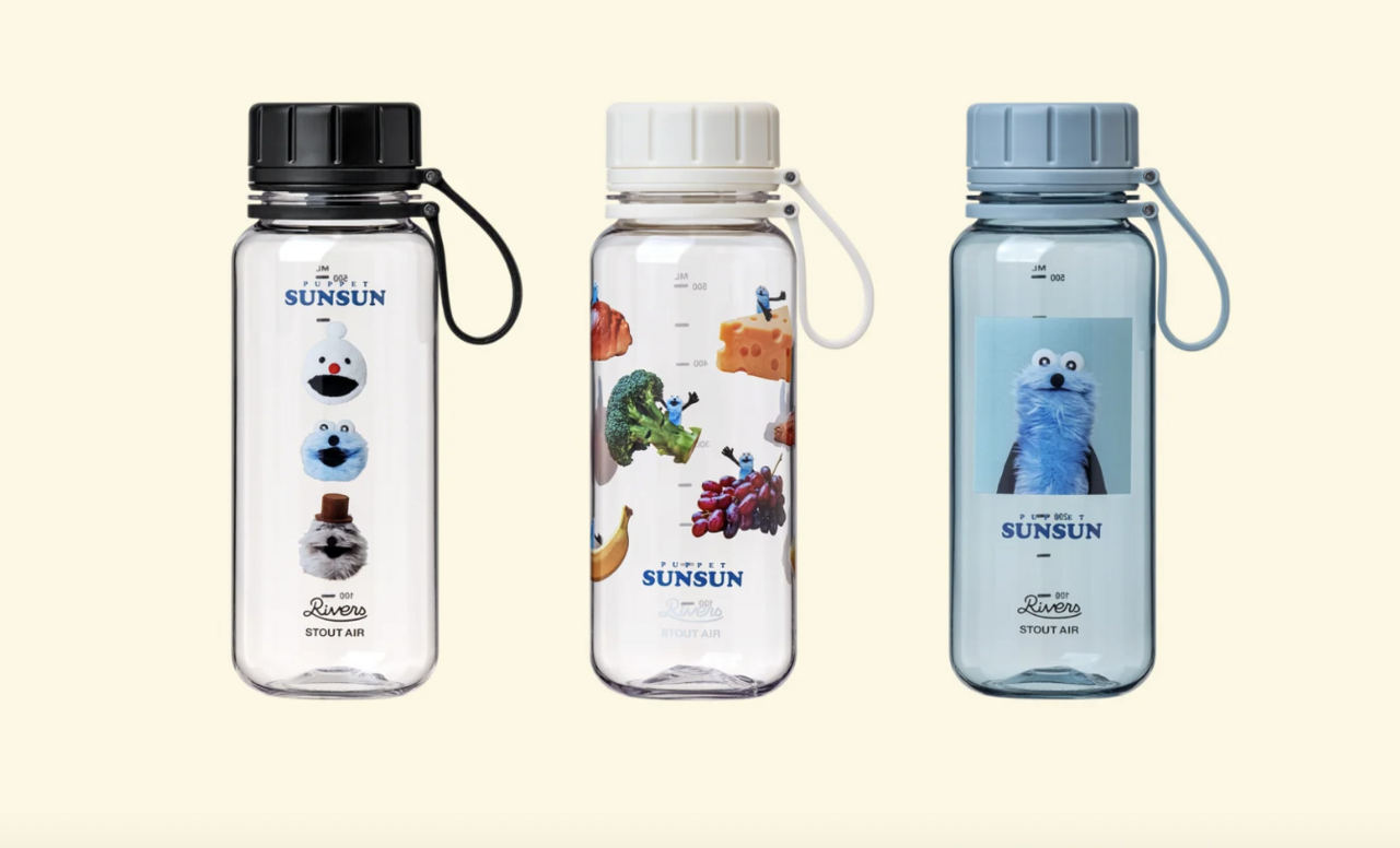 Every time I see 【Puppet Sunsun】, I feel healed~! First collaboration with a Tokyo-based drinkware brand