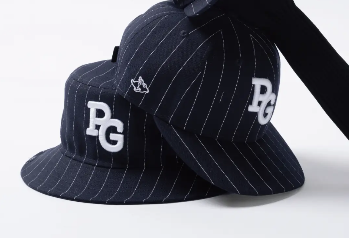 【Golf】Dark navy with white stripes stands out! Pearly Gates x New Era