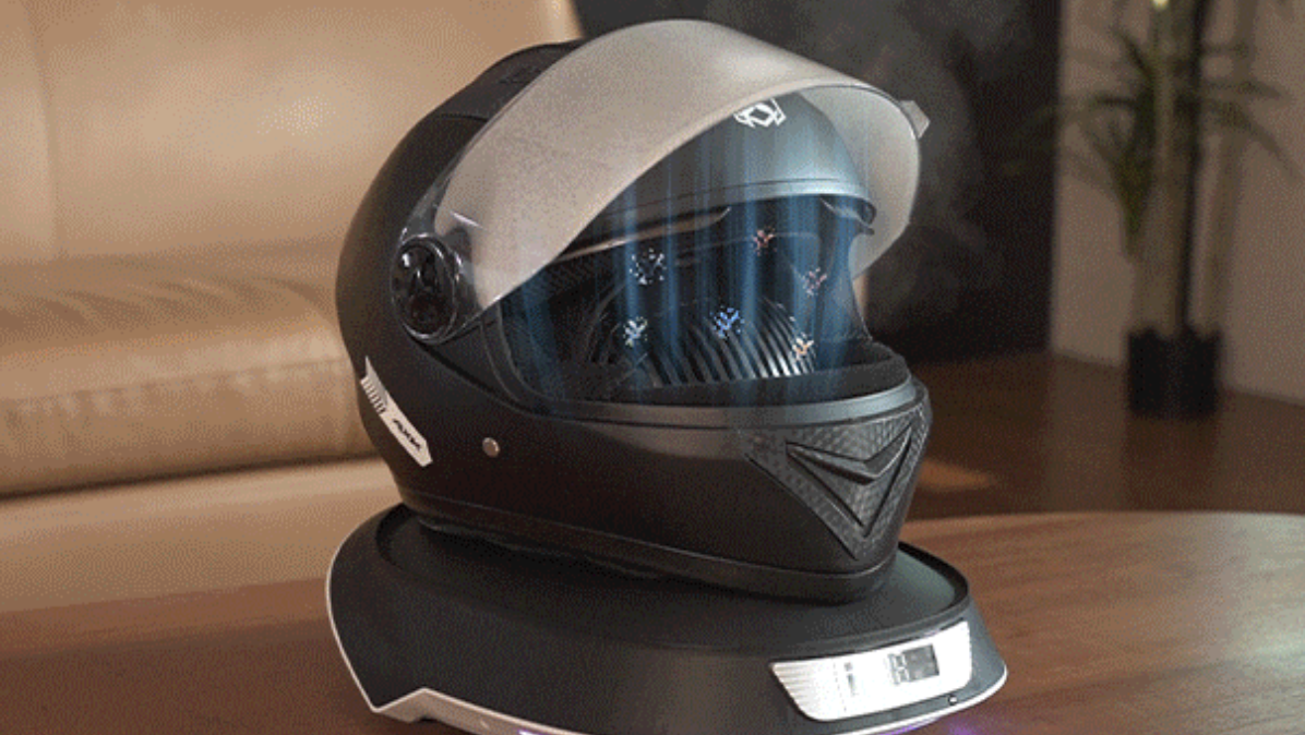 【Motorcycle】Stay clean anytime with just a button! I want a dedicated gadget to care for my helmet