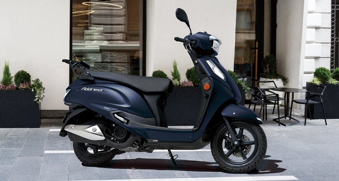 【New Suzuki】Under 300,000 yen! 125cc scooter "Address 125" refreshed appearance & enhanced features