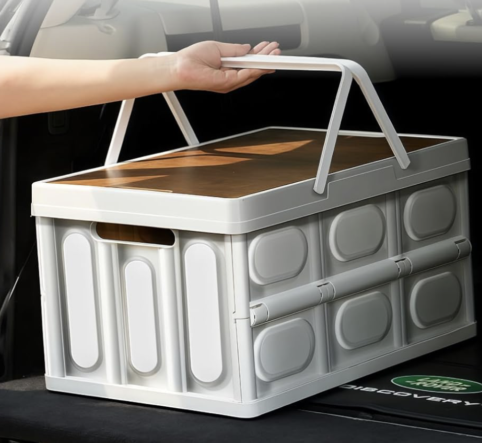 【Car】Cluttered luggage becomes tidy! A foldable container that folds to 6cm thick